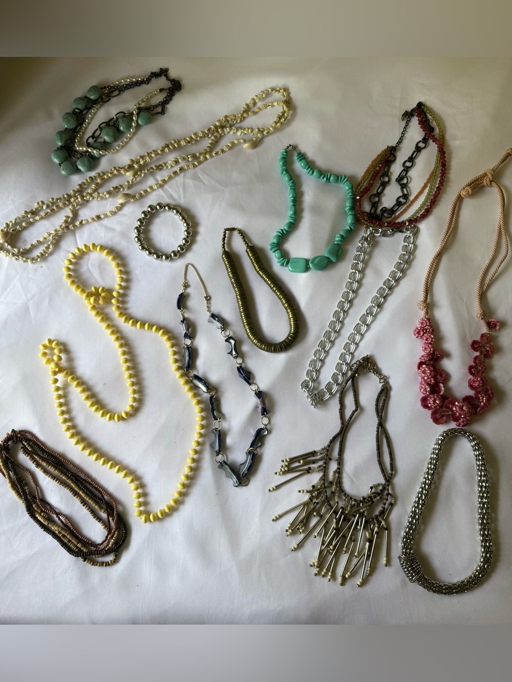 Beautiful Vintage Necklace Lot Includes Brands Such as Chicos & Premier